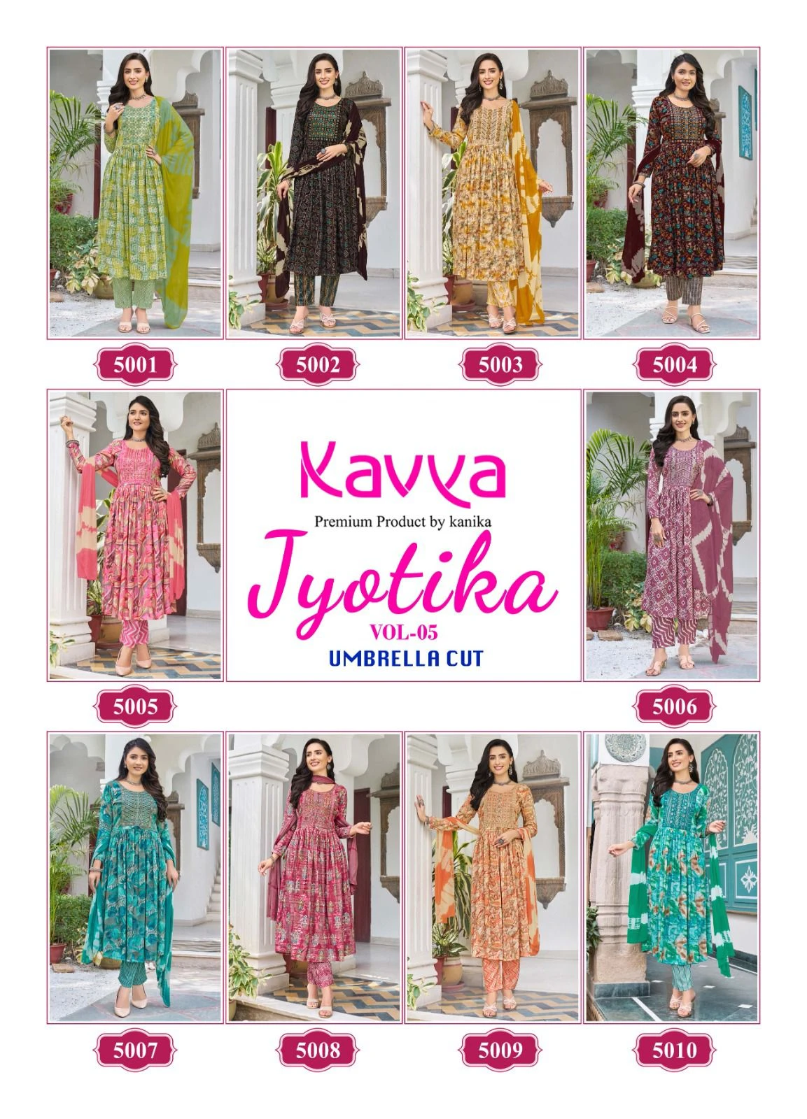 Kavya Jyotika Vol 5 Capsule Foil Print Wholesale Readymade Salwar Suit Catalog — Wholesale Readymade Suit, Kavya wholesale from Surat — view 11